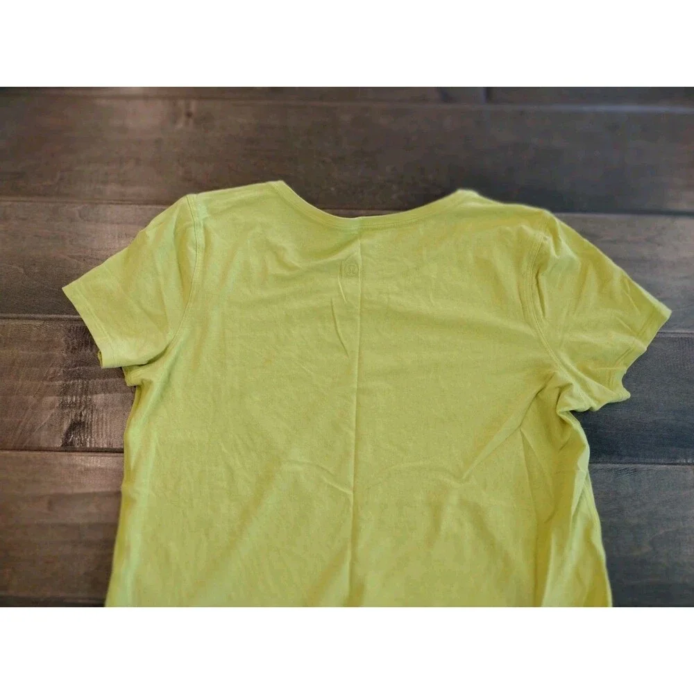 LULULEMON Women's EEUC Love bright yellow short-sleeve t-shirt tee - 4
